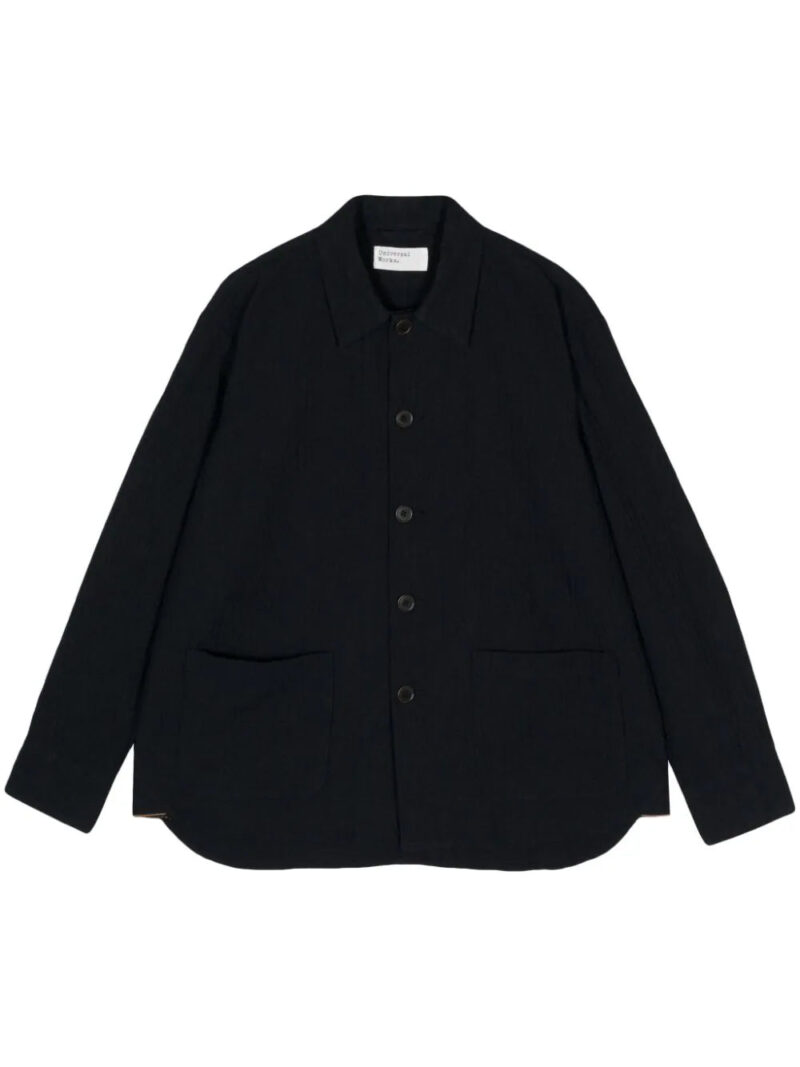 Universal Works Travail seersucker shirt