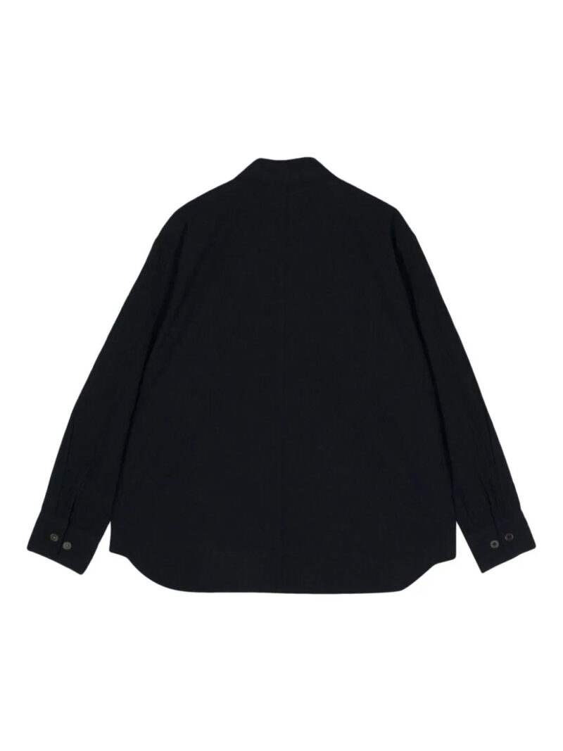Universal Works Travail seersucker shirt