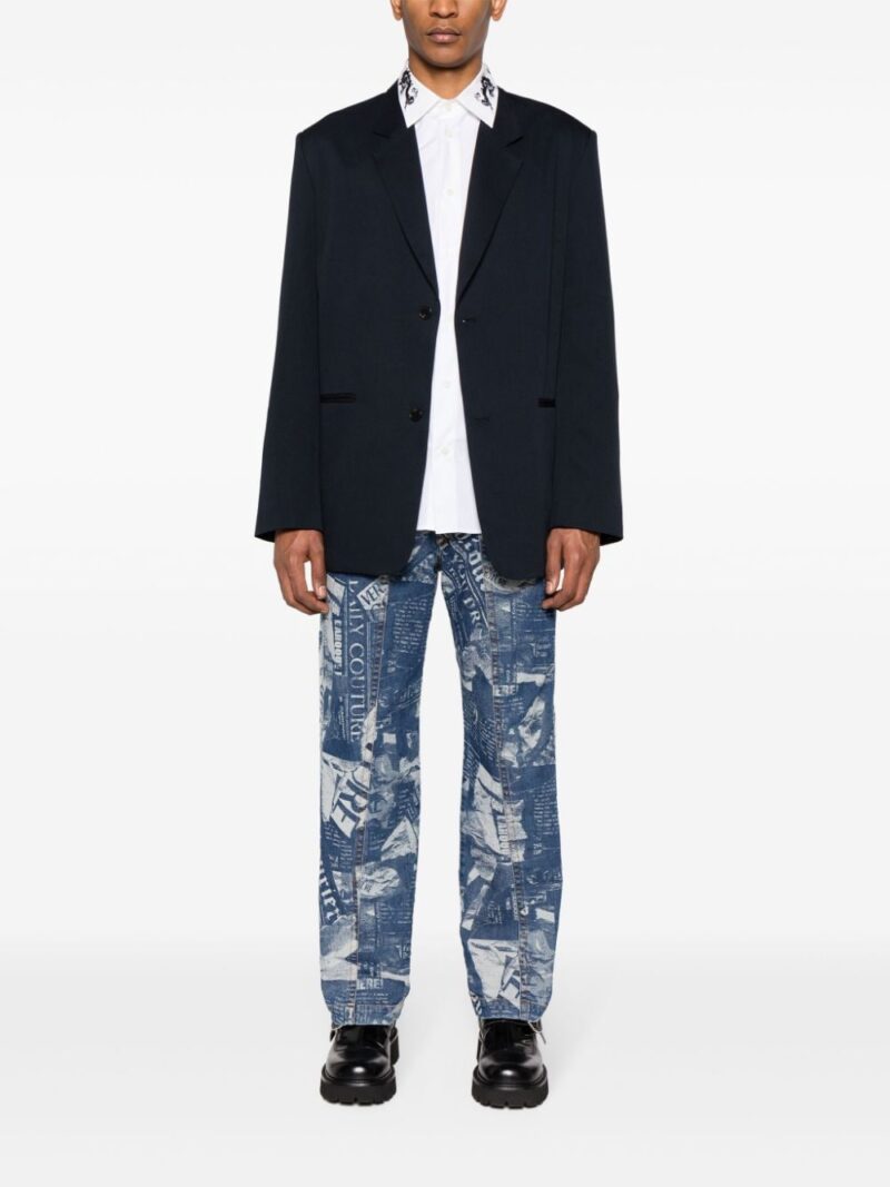 Versace Jeans Couture Watercolour Couture cotton shirt