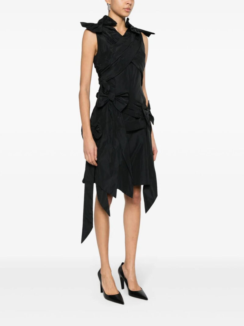 Viktor & Rolf draped bow-detail mini dress