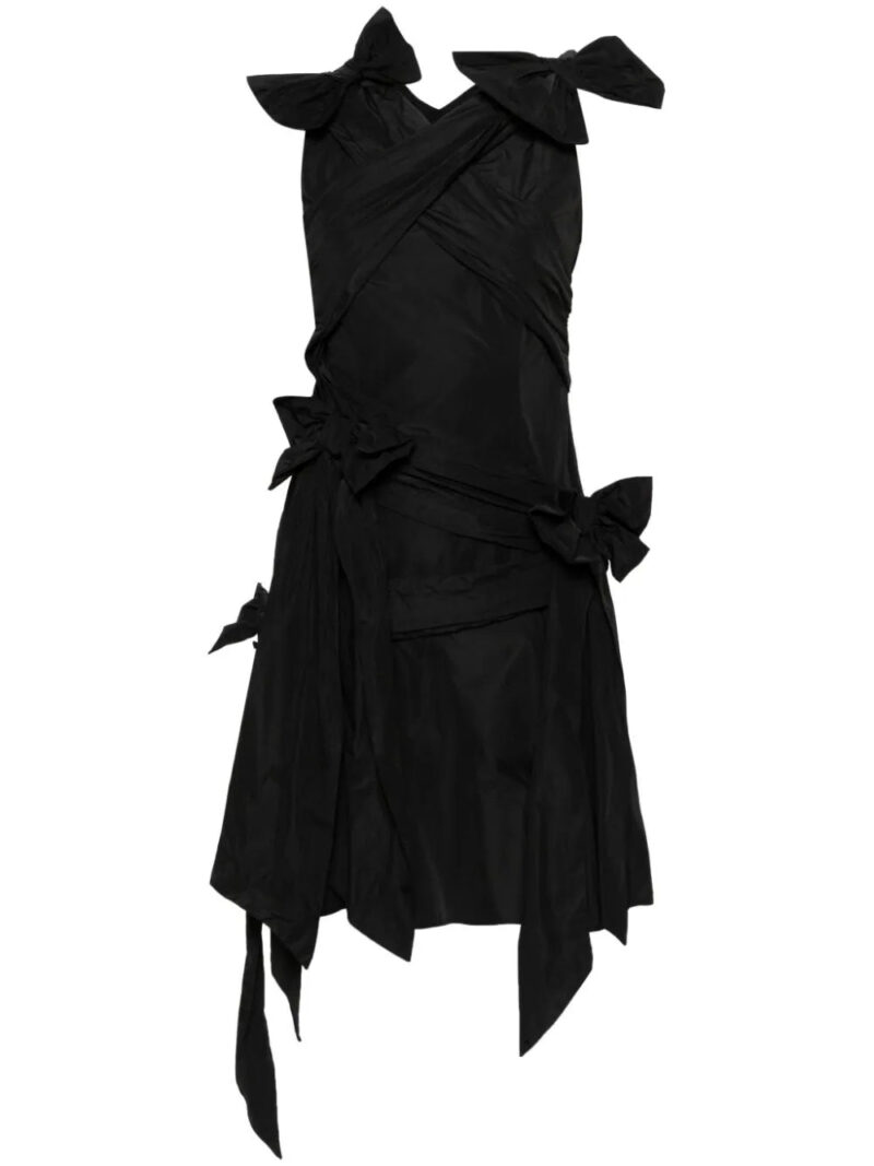 Viktor & Rolf  draped bow-detail mini dress