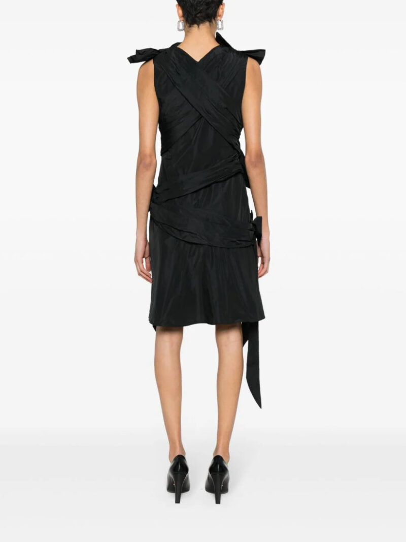 Viktor & Rolf draped bow-detail mini dress
