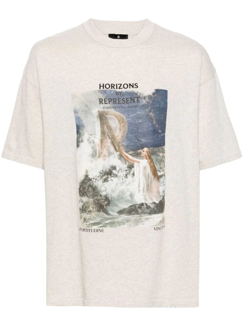 Represent  Higher Truth cotton T-shirt