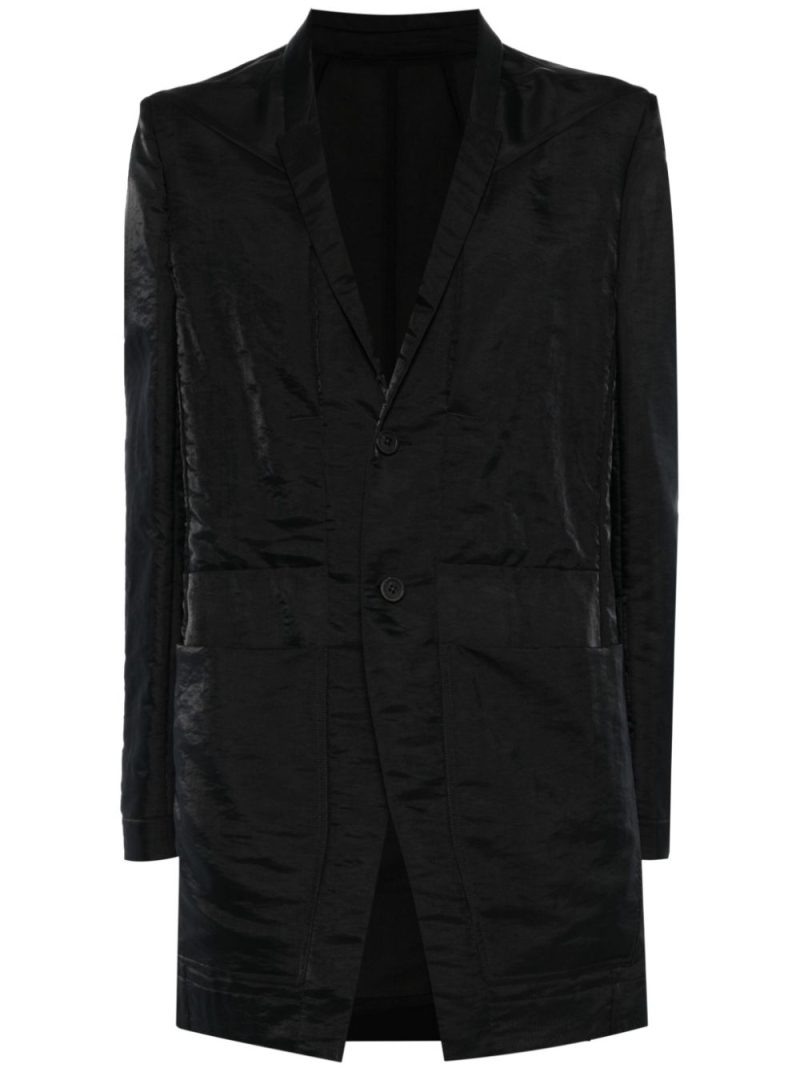 Rick Owens  silk-blend single-breasted blazer