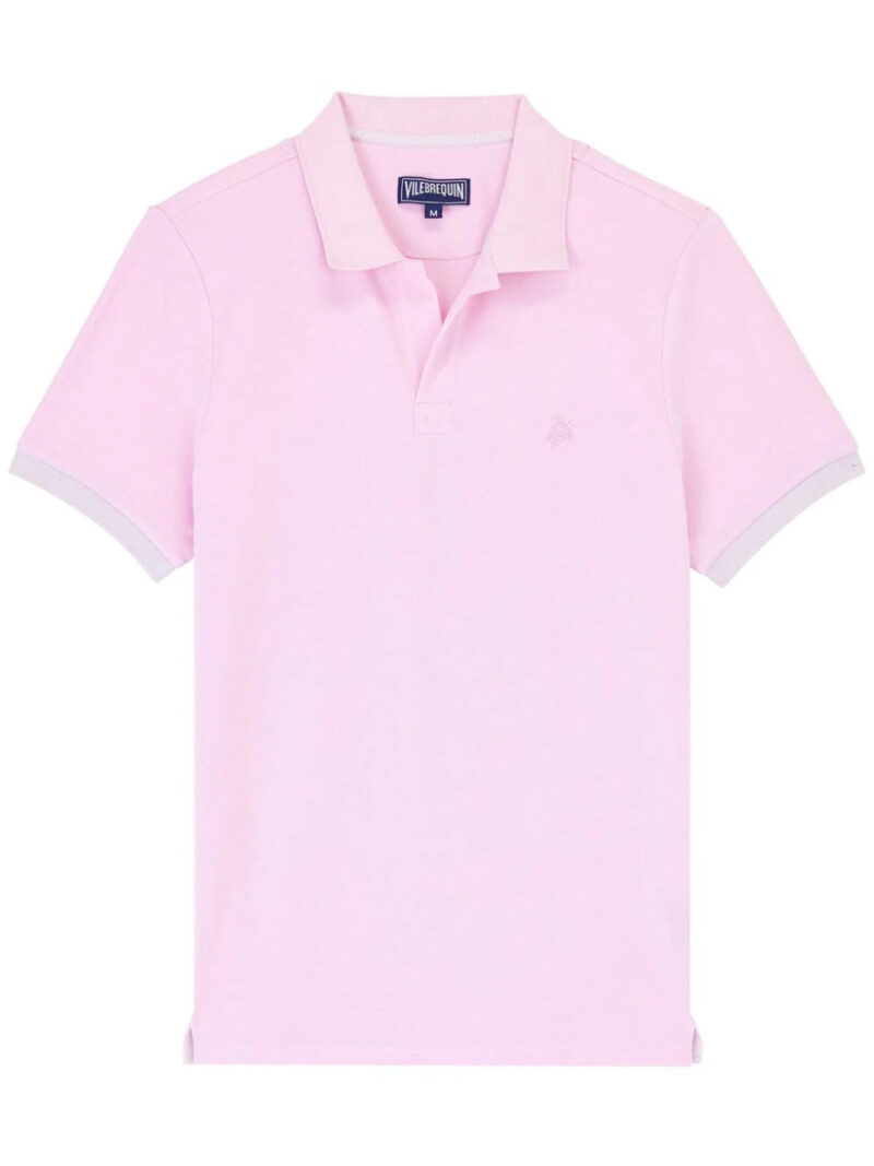 Vilebrequin  logo-embroidered organic cotton polo shirt