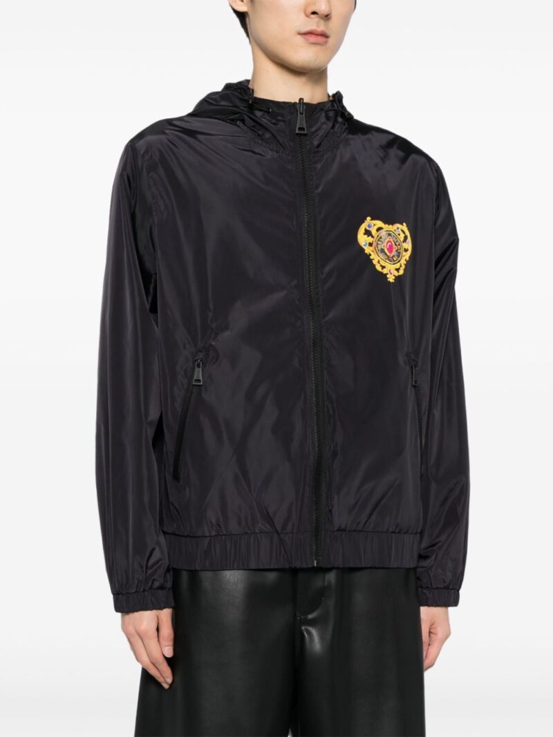 Versace Jeans Couture Heart Couture reversable windbreaker jacket