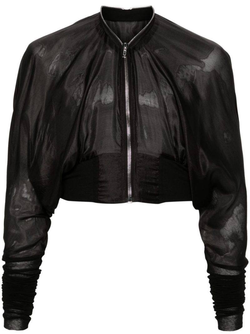 Rick Owens  batwing cropped jacket