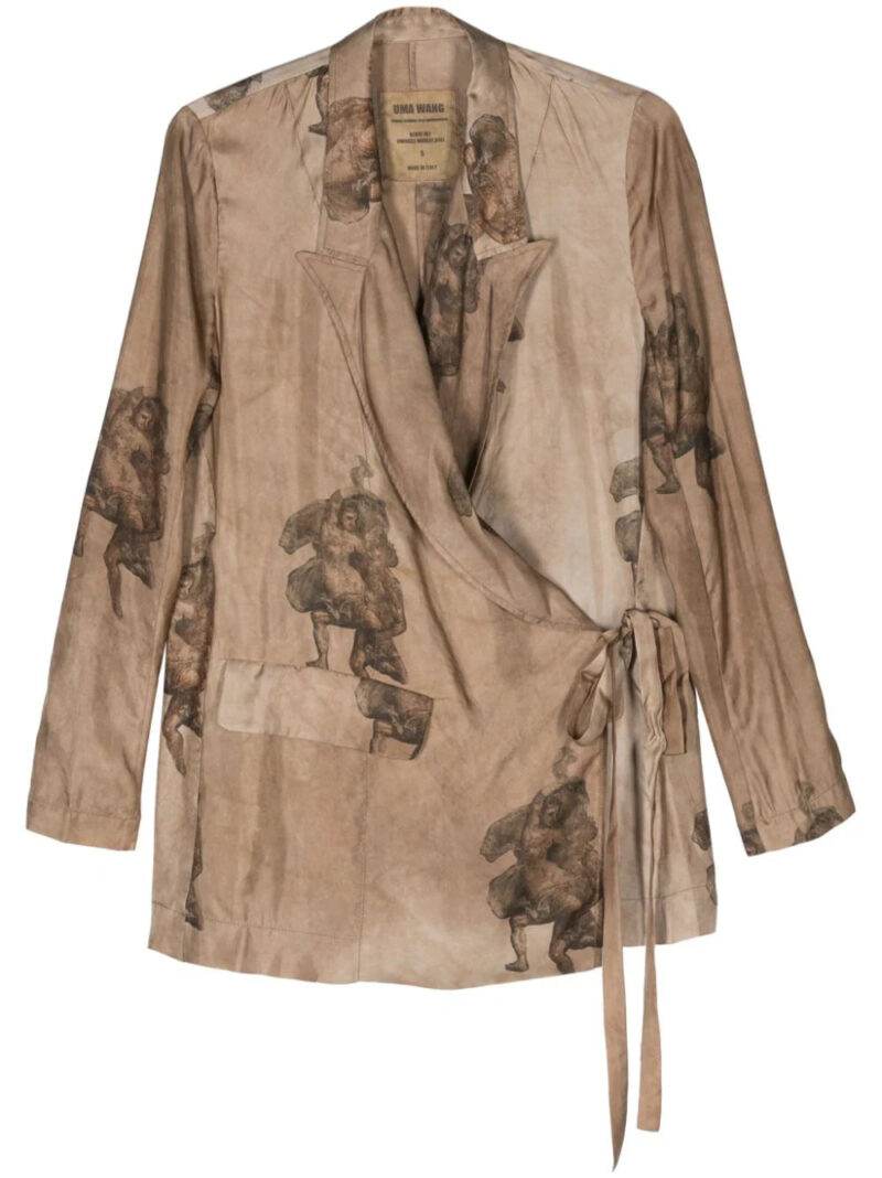 Uma Wang  Khloe wrap blazer