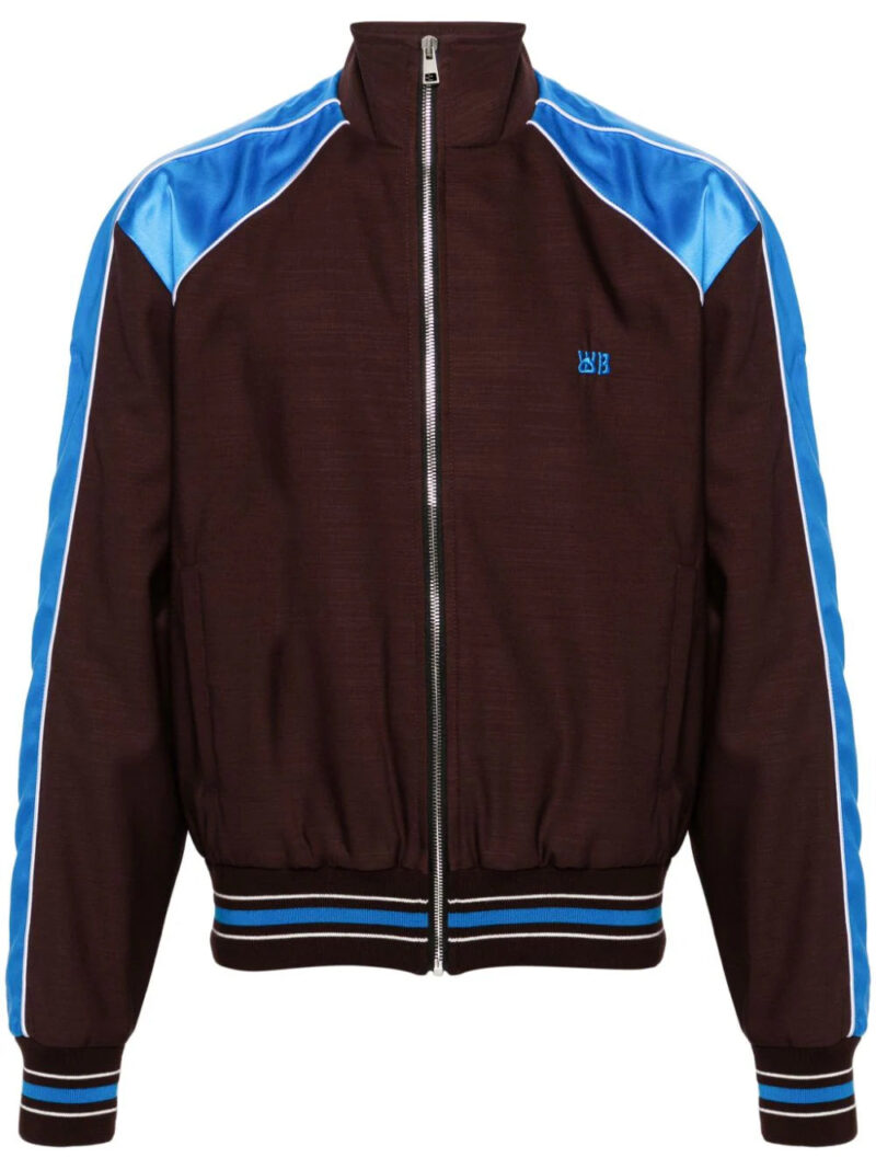 Wales Bonner  Courage zip-up track jacket