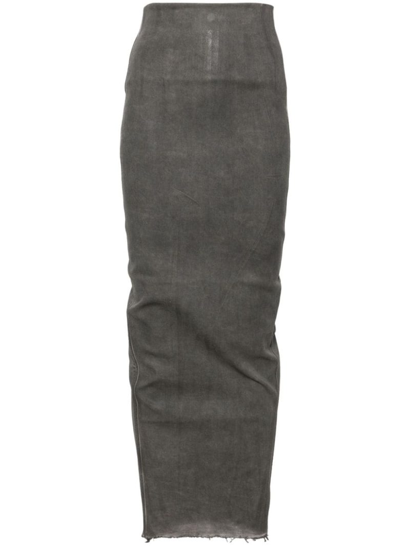Rick Owens  Dirt Pillar maxi pencil skirt