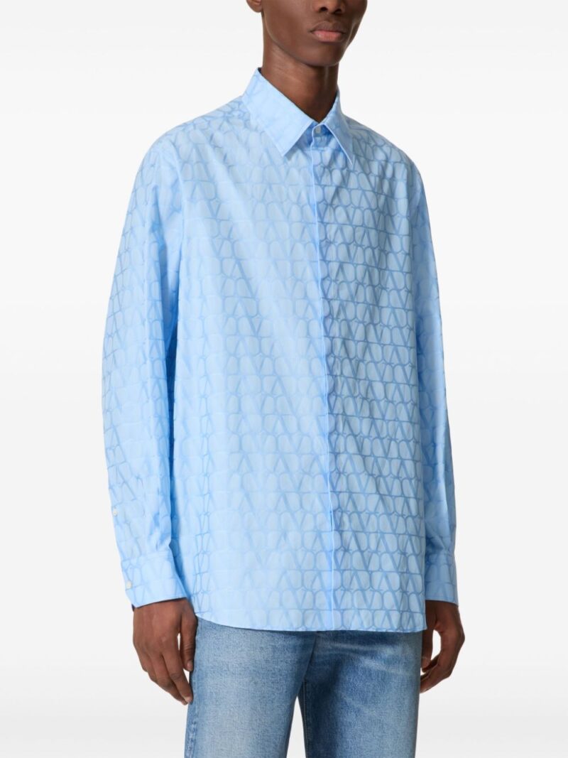 Valentino Garavani  Toile Iconographe cotton shirt