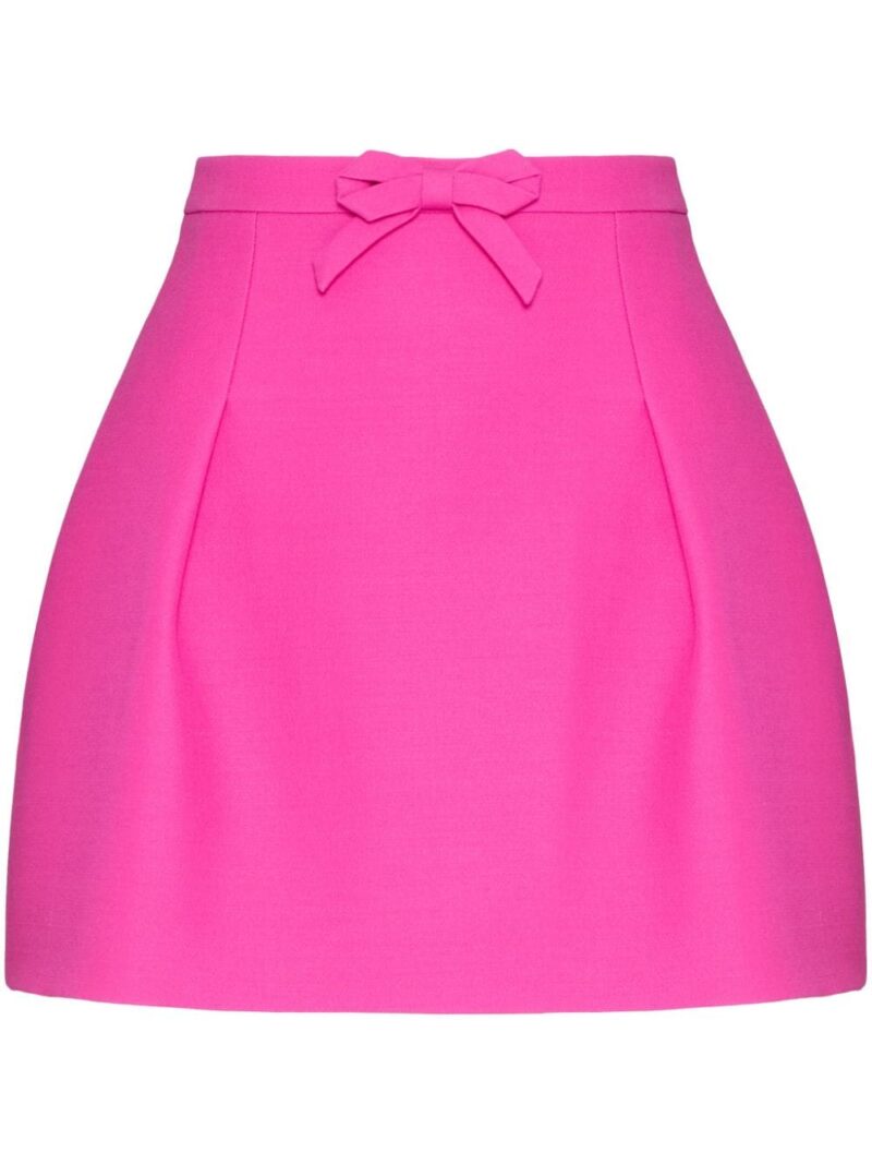 Valentino Garavani  Crepe Couture mini skirt