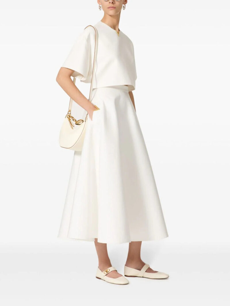 Valentino Garavani cotton midi-length skirt