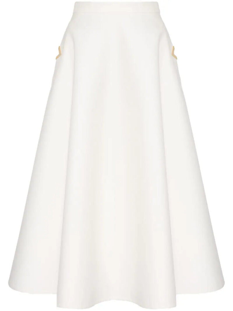 Valentino Garavani  cotton midi-length skirt