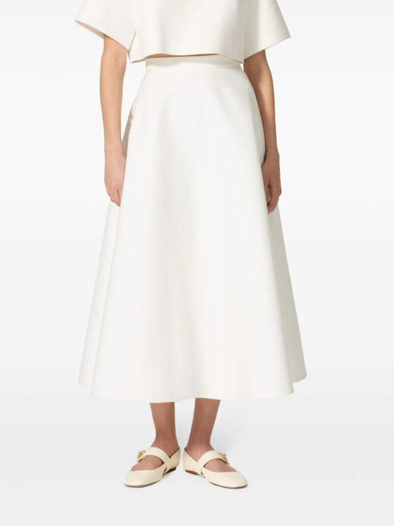 Valentino Garavani cotton midi-length skirt