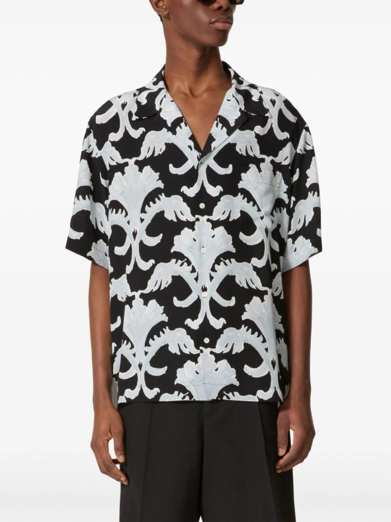 Valentino Garavani  graphic-print silk T-shirt