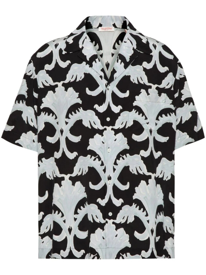 Valentino Garavani  graphic-print silk T-shirt
