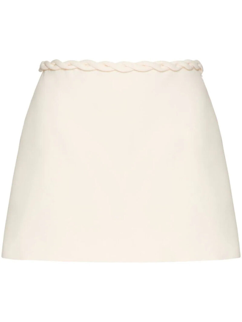 Valentino Garavani  high-waisted silk skirt