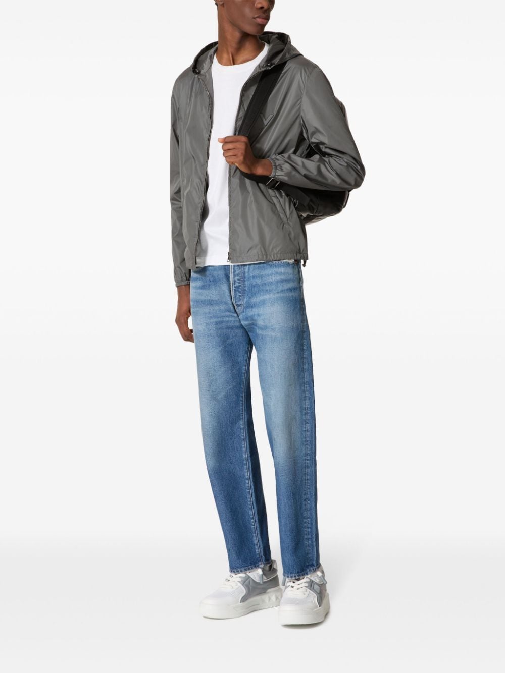 Valentino Garavani logo-plaque hooded jacket - Image 4