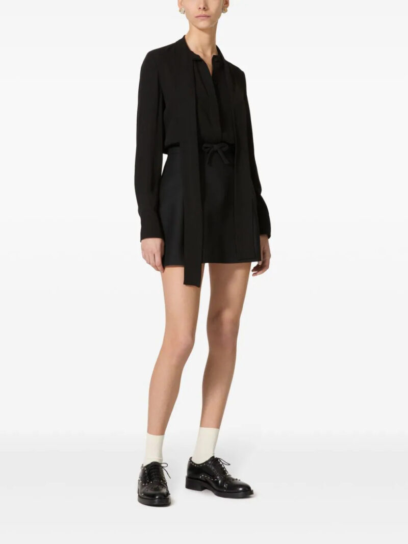 Valentino Garavani  bow-detail high-waisted skirt