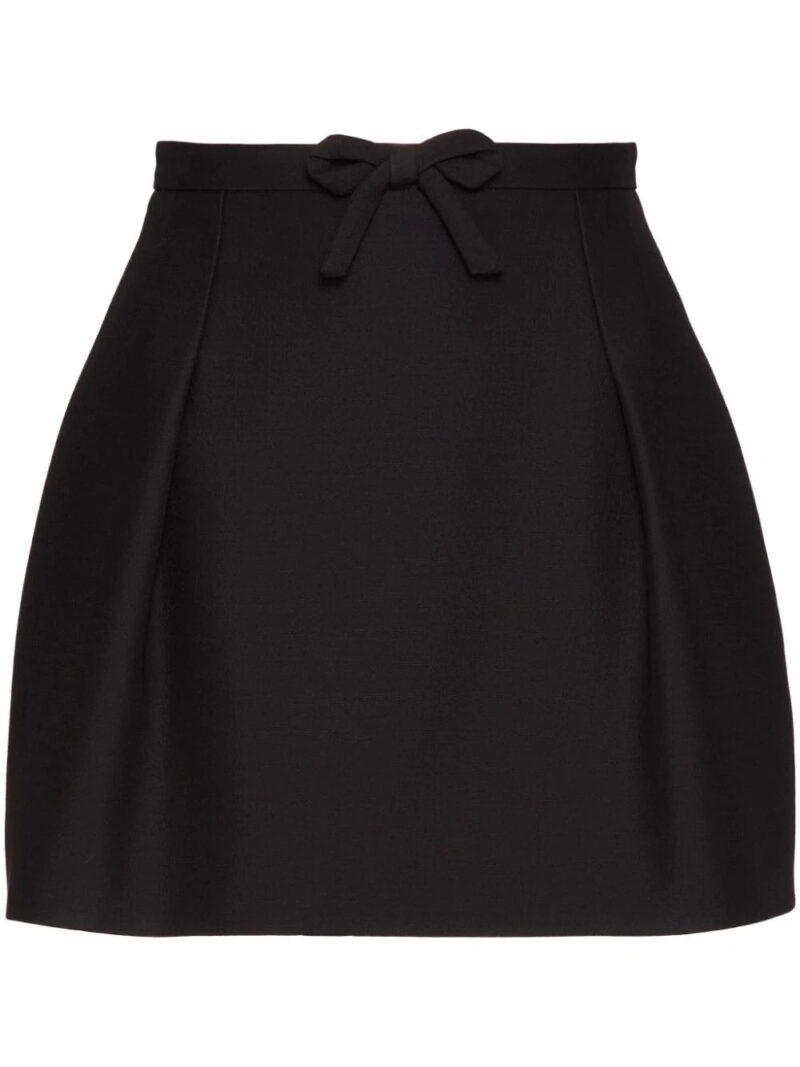 Valentino Garavani  bow-detail high-waisted skirt