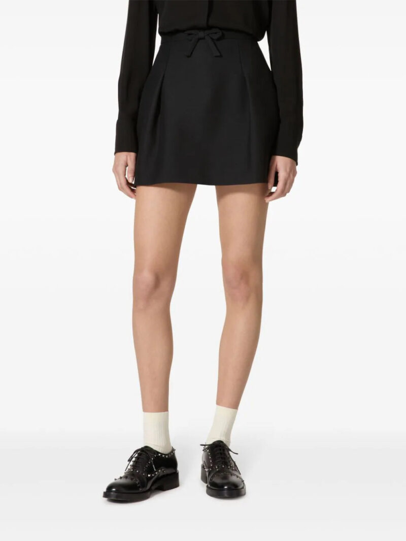 Valentino Garavani  bow-detail high-waisted skirt