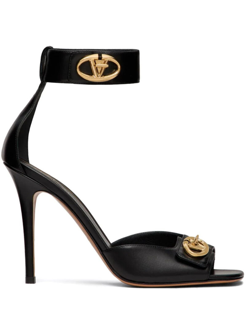 Valentino Garavani  VLogo 100mm leather sandals
