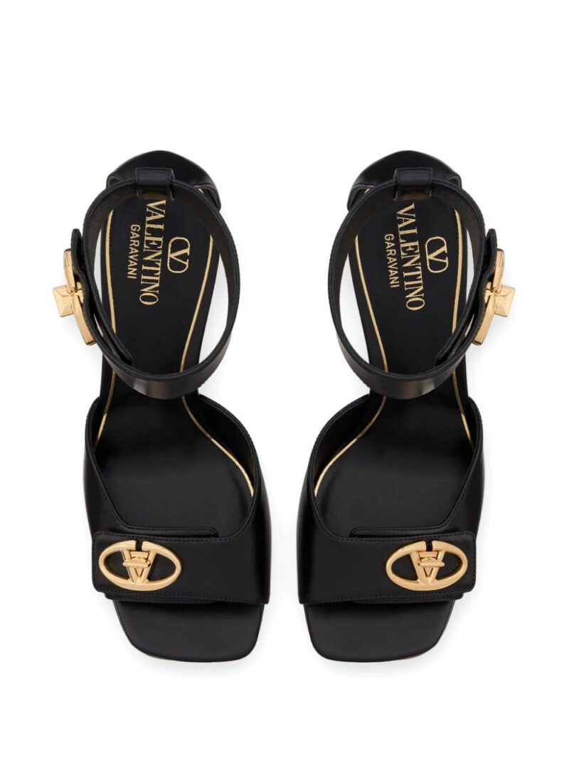 Valentino Garavani  VLogo 100mm leather sandals