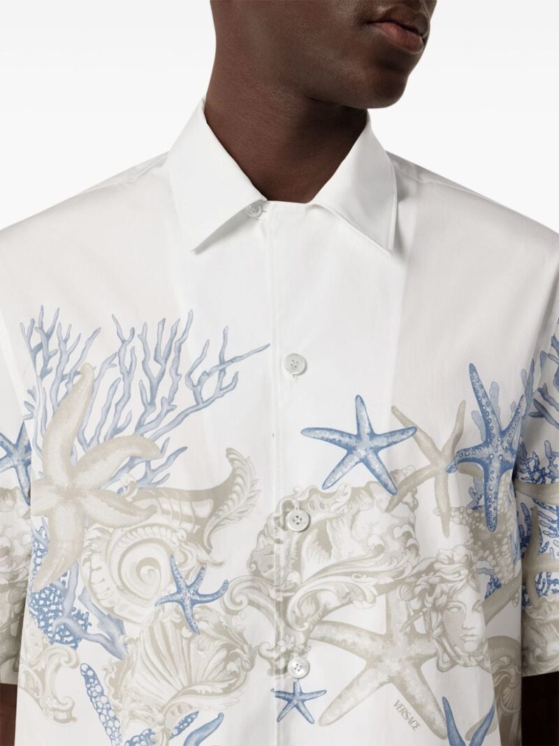 Versace Barocco Sea cotton shirt