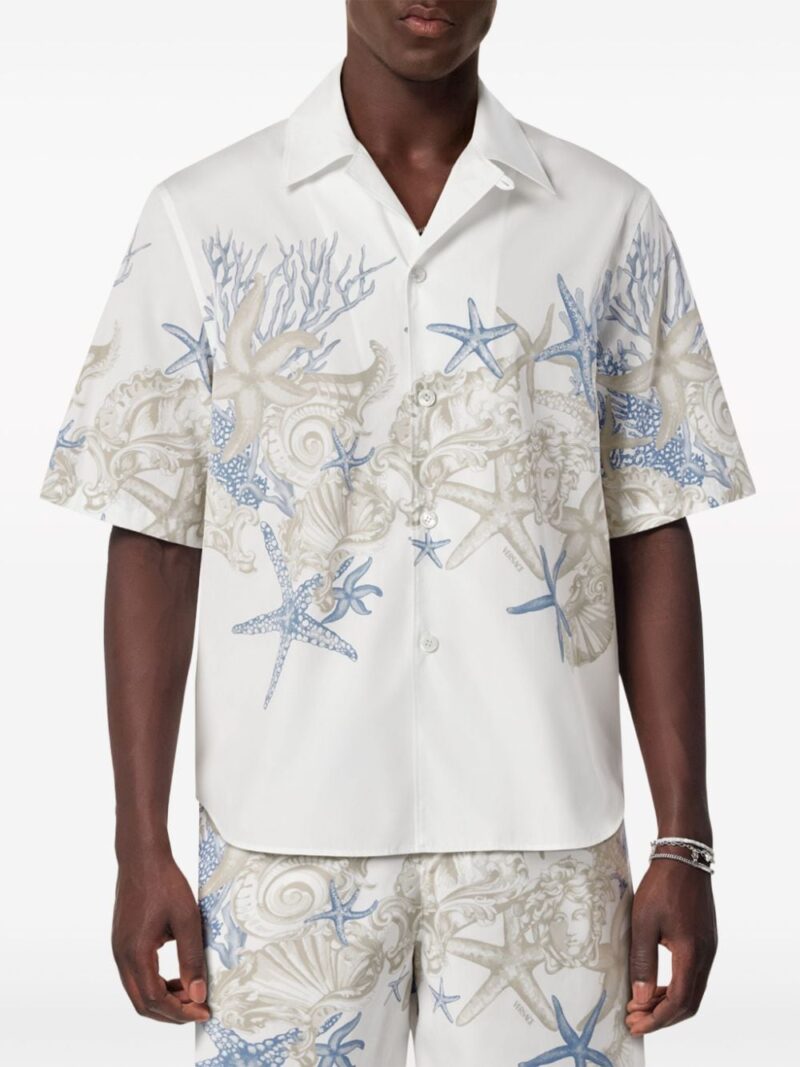 Versace Barocco Sea cotton shirt