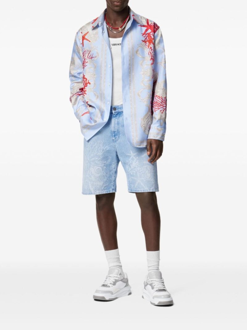 Versace Barocco Sea reversible shirt