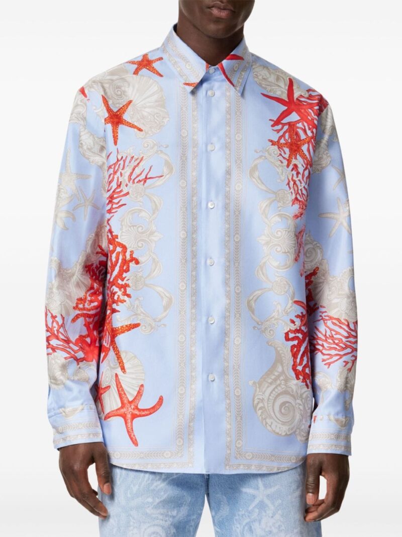 Versace Barocco Sea reversible shirt