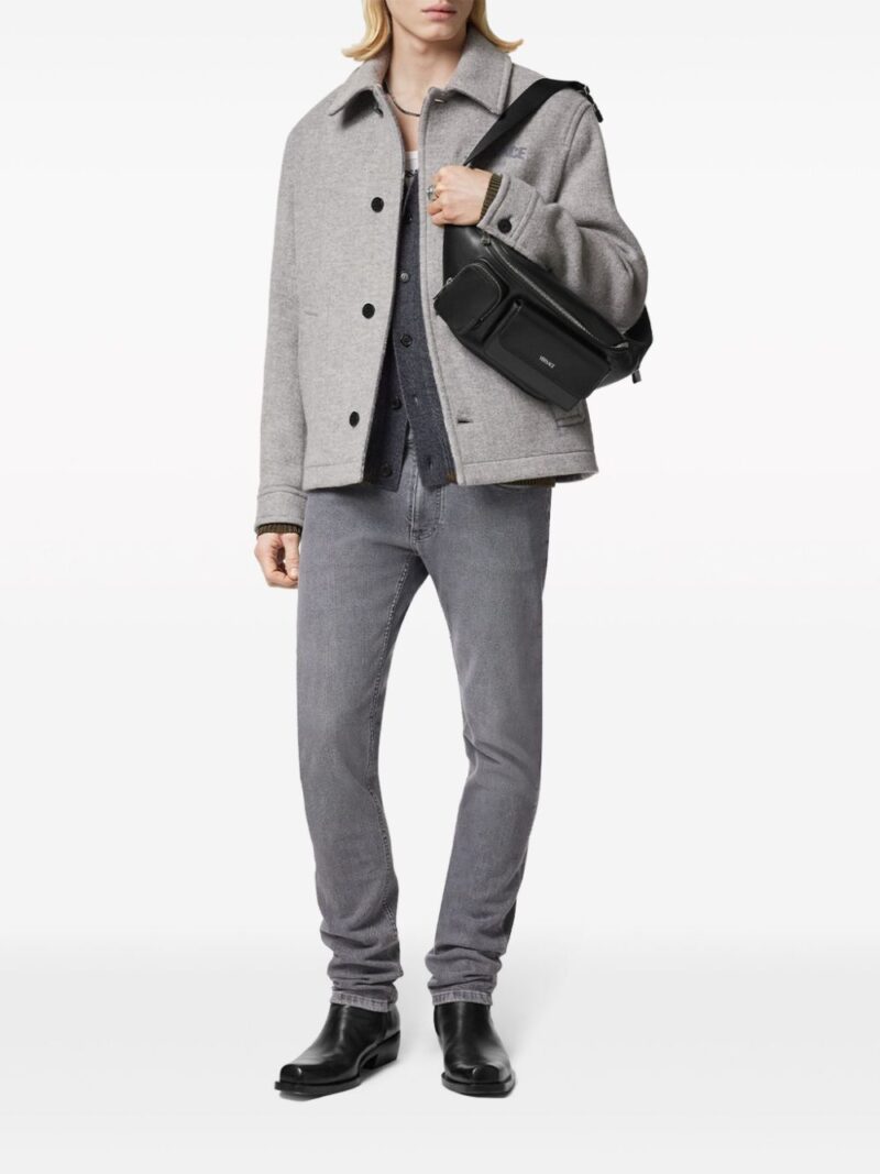 Versace  wool-blend blouson jacket