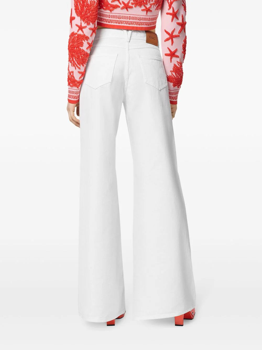Versace mid-rise flared jeans - Image 4