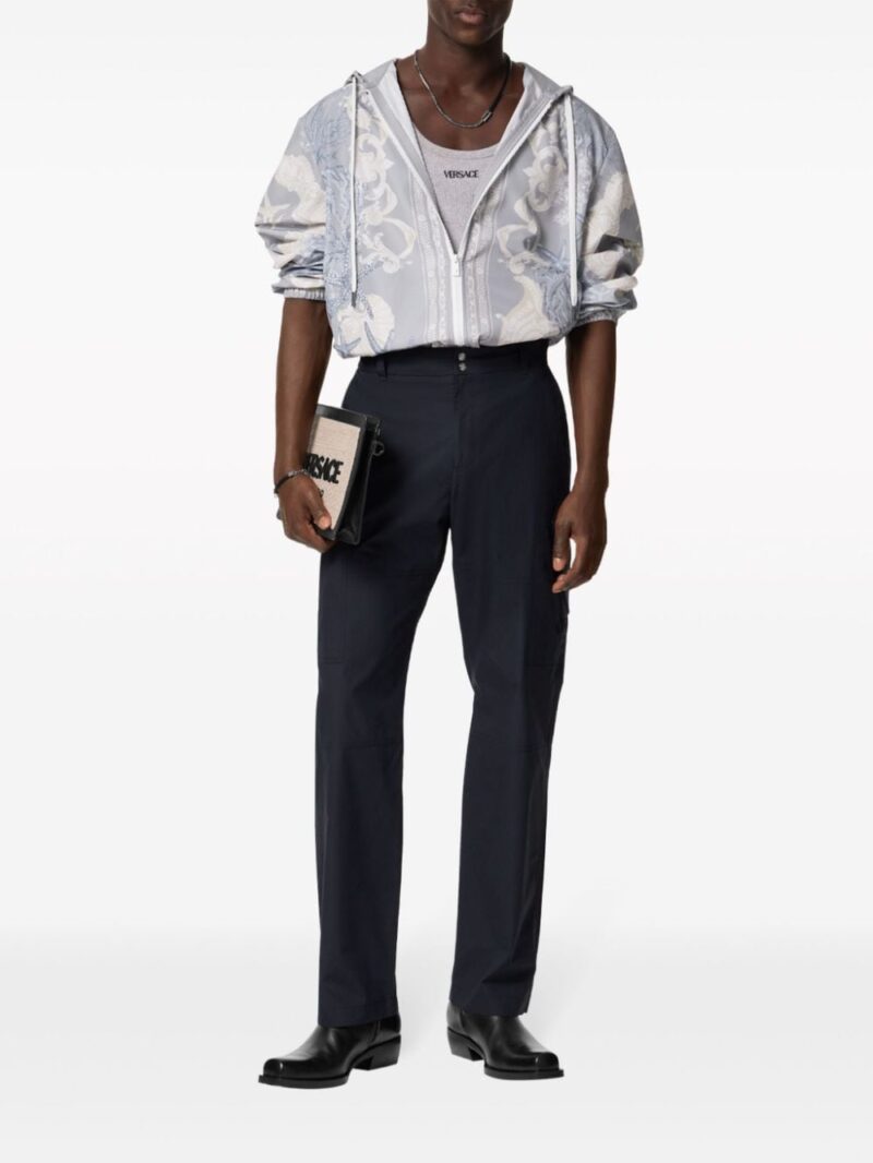Versace Barocco Sea hooded windbreaker