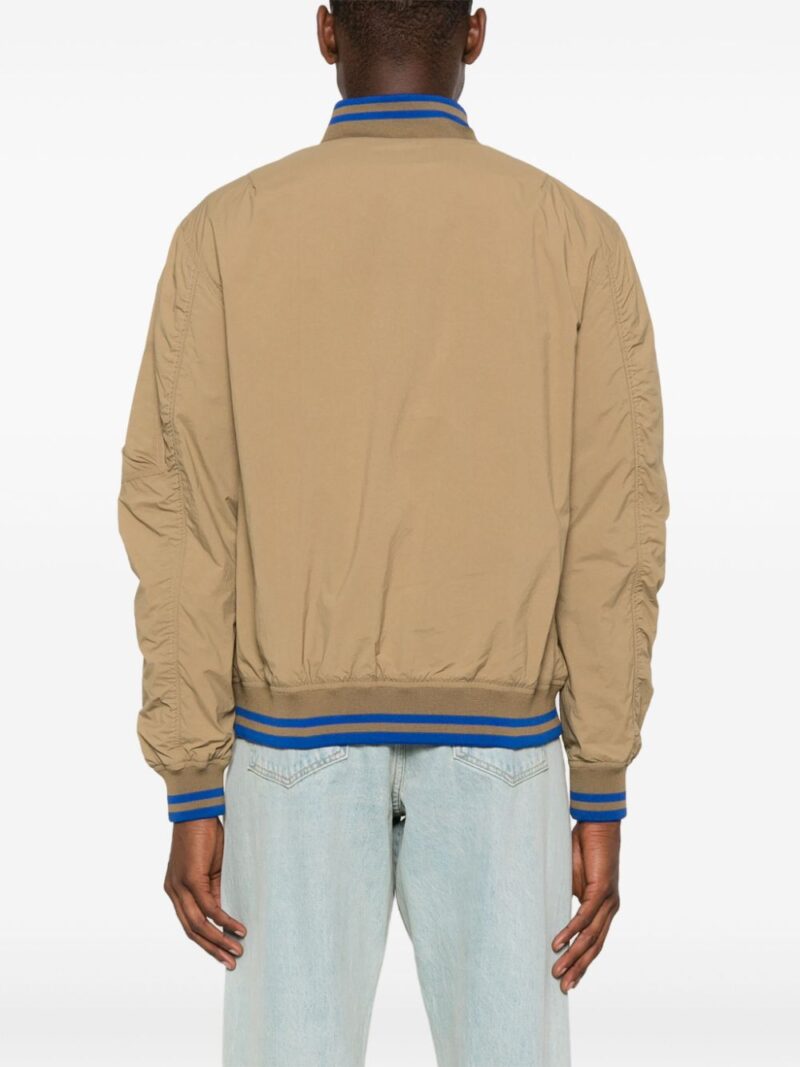 Universal Works stripe-embellished bomber jacket