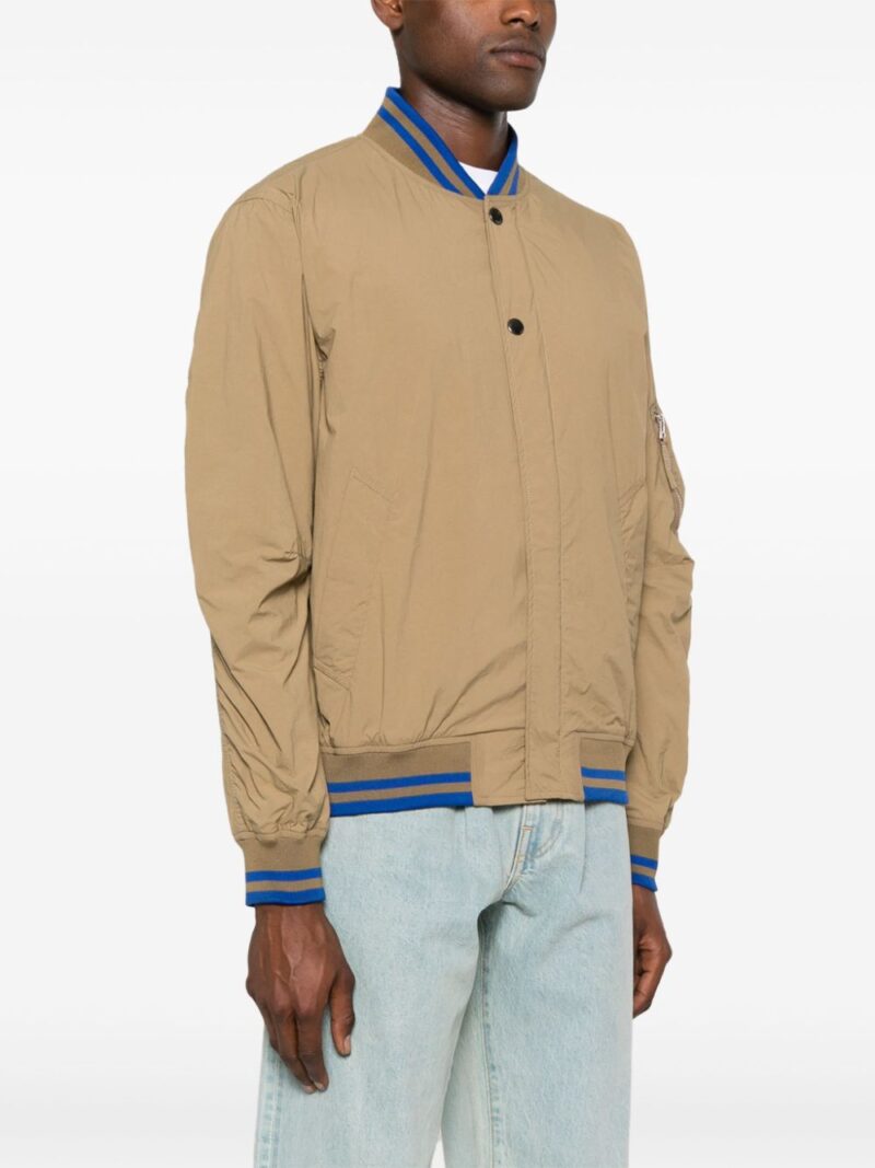 Universal Works stripe-embellished bomber jacket
