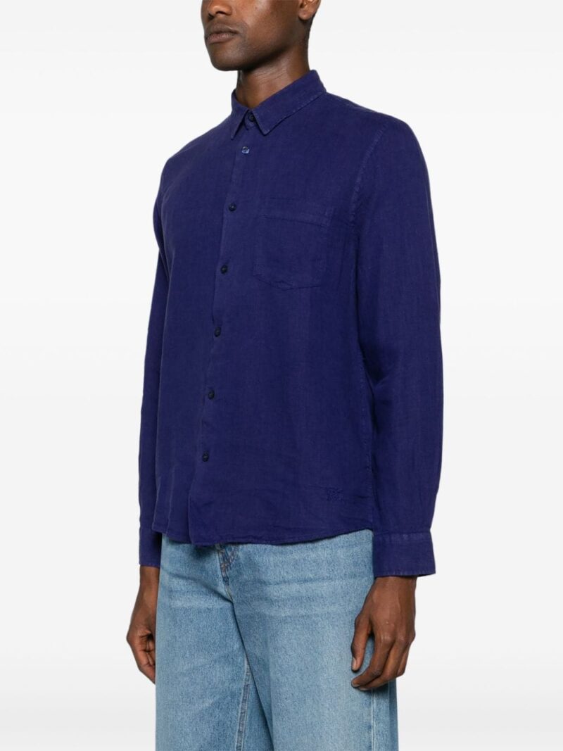 Vilebrequin patch-pocket linen shirt