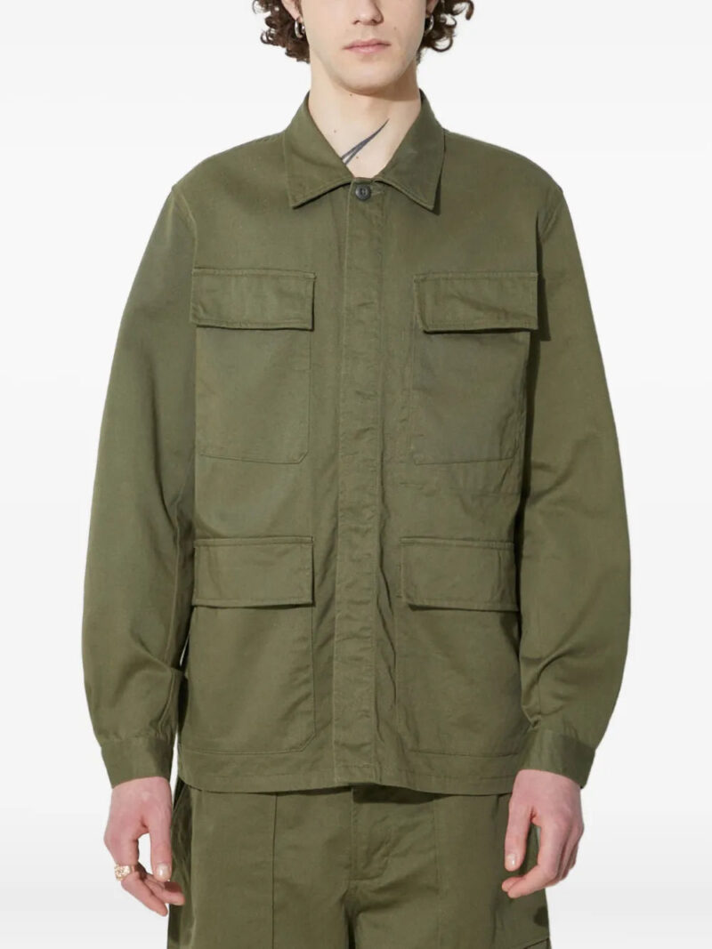 Universal Works Fatigue collared cotton jacket