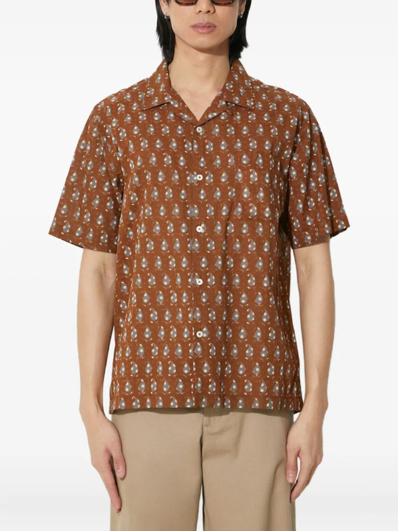 Universal Works  paisley-print short-sleeve shirt
