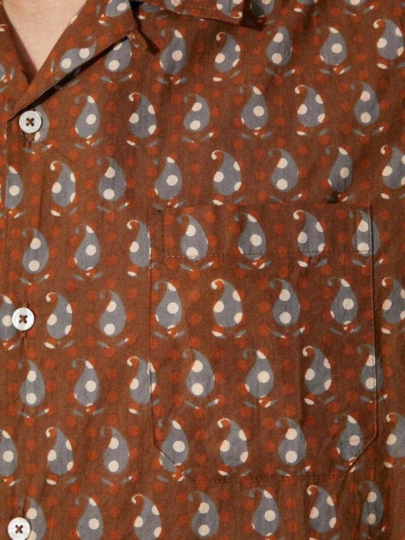 Universal Works  paisley-print short-sleeve shirt