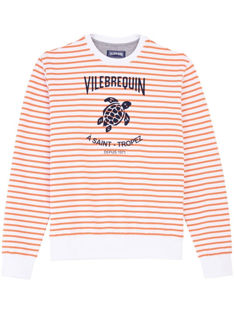 Vilebrequin  logo-print cotton-blend sweatshirt