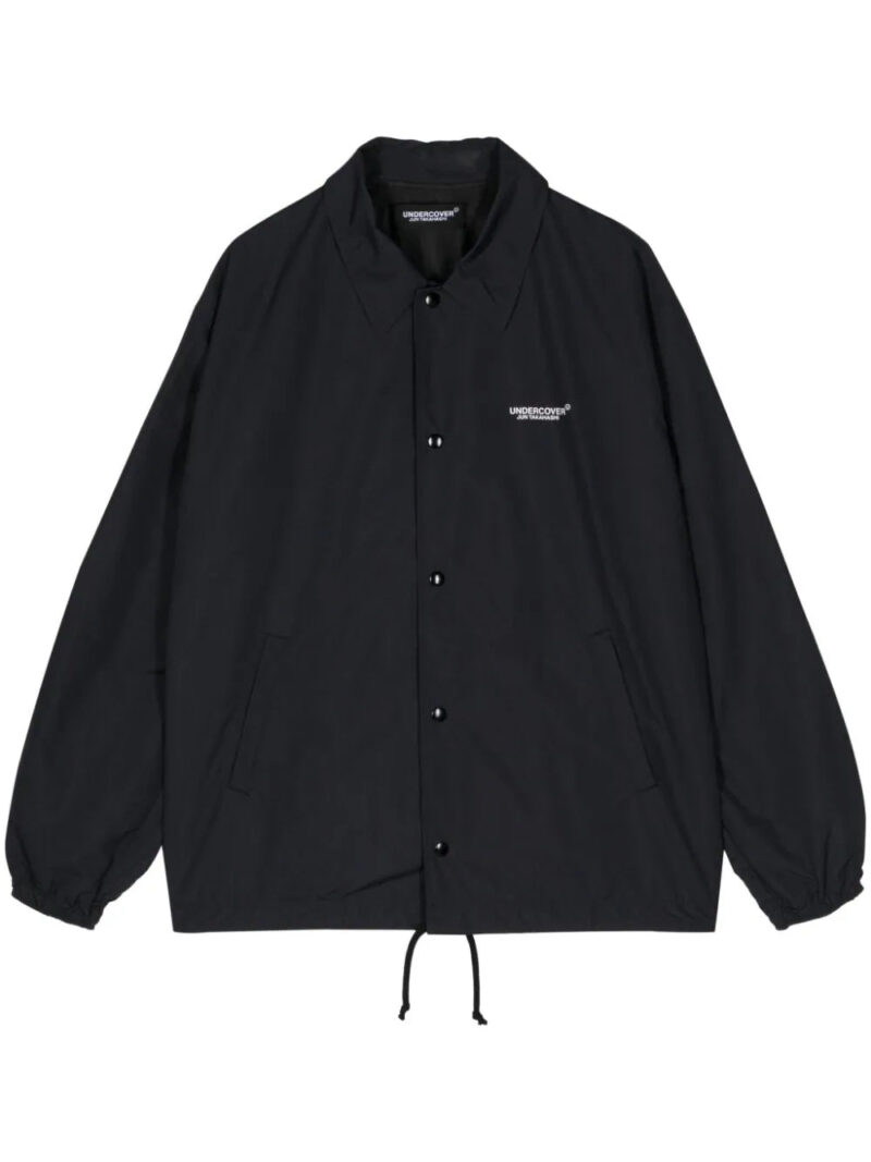 Undercover  logo-print bomber jacket