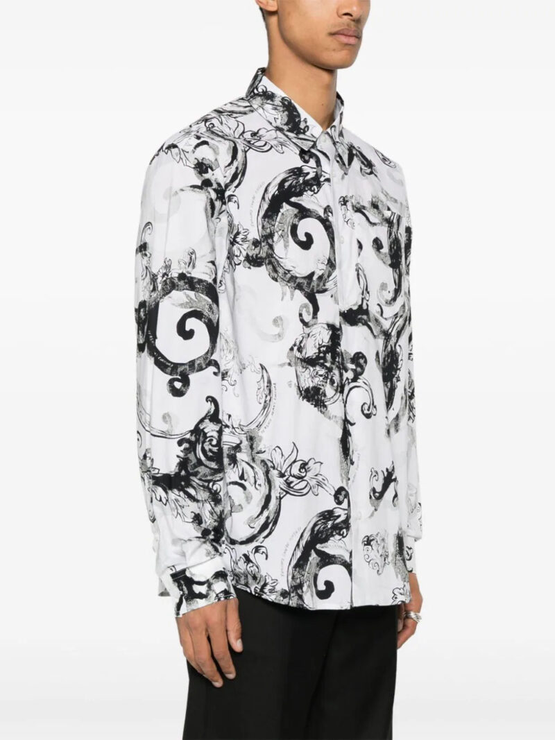 Versace Jeans Couture Watercolor Barocco cotton shirt