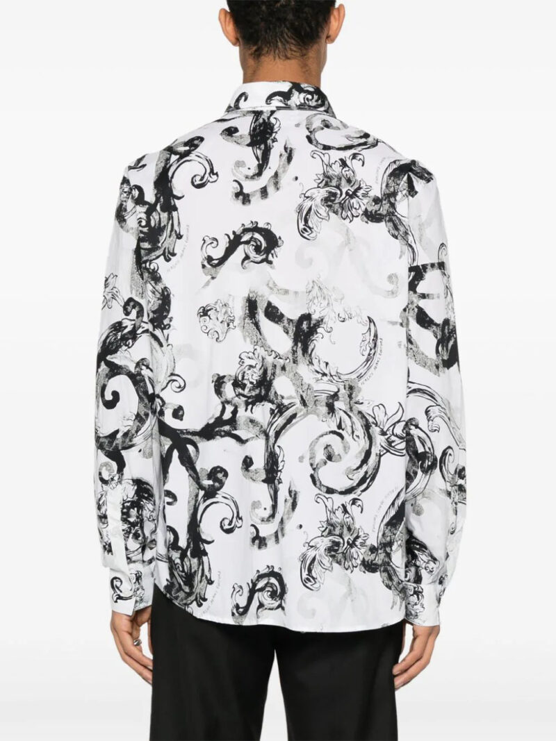Versace Jeans Couture Watercolor Barocco cotton shirt
