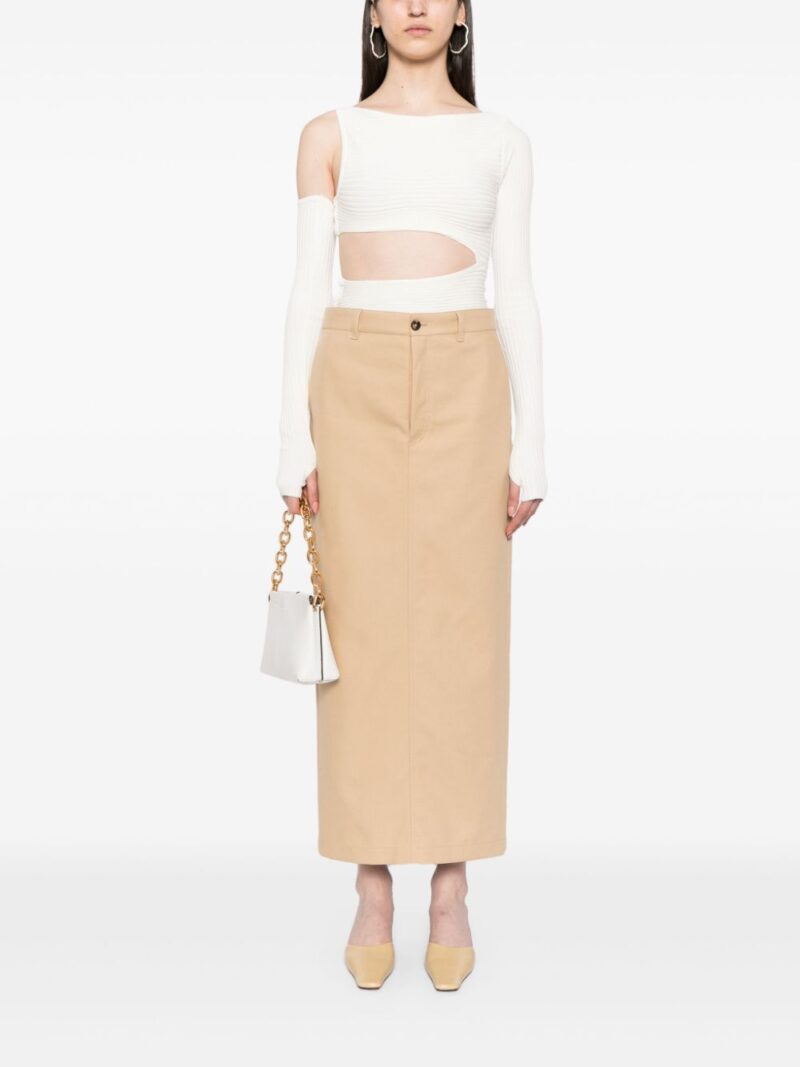 WARDROBE.NYC  Drill Column maxi skirt