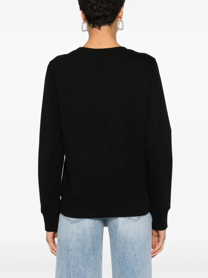Versace Jeans Couture  bead-embellished cotton sweatshirt