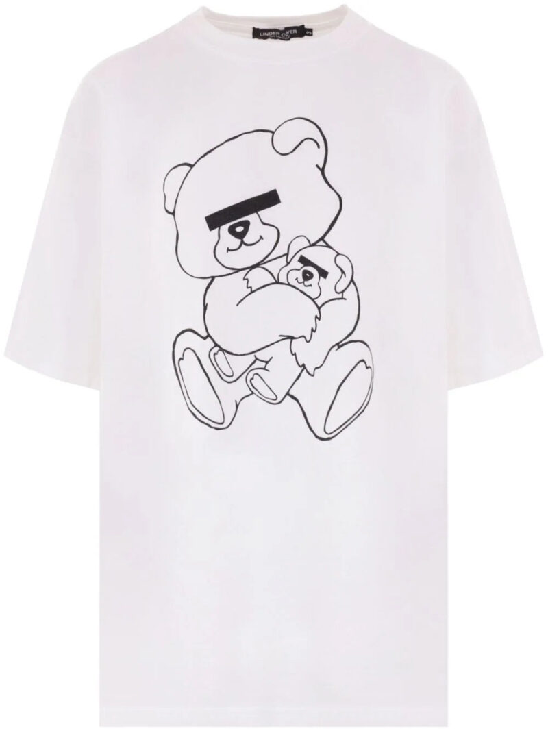 Undercover  bear-print cotton T-shirt