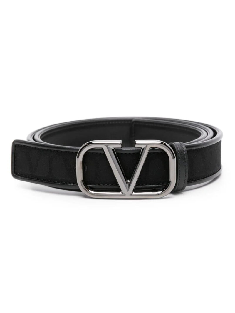 Valentino Garavani  Toile Iconographe reversible belt