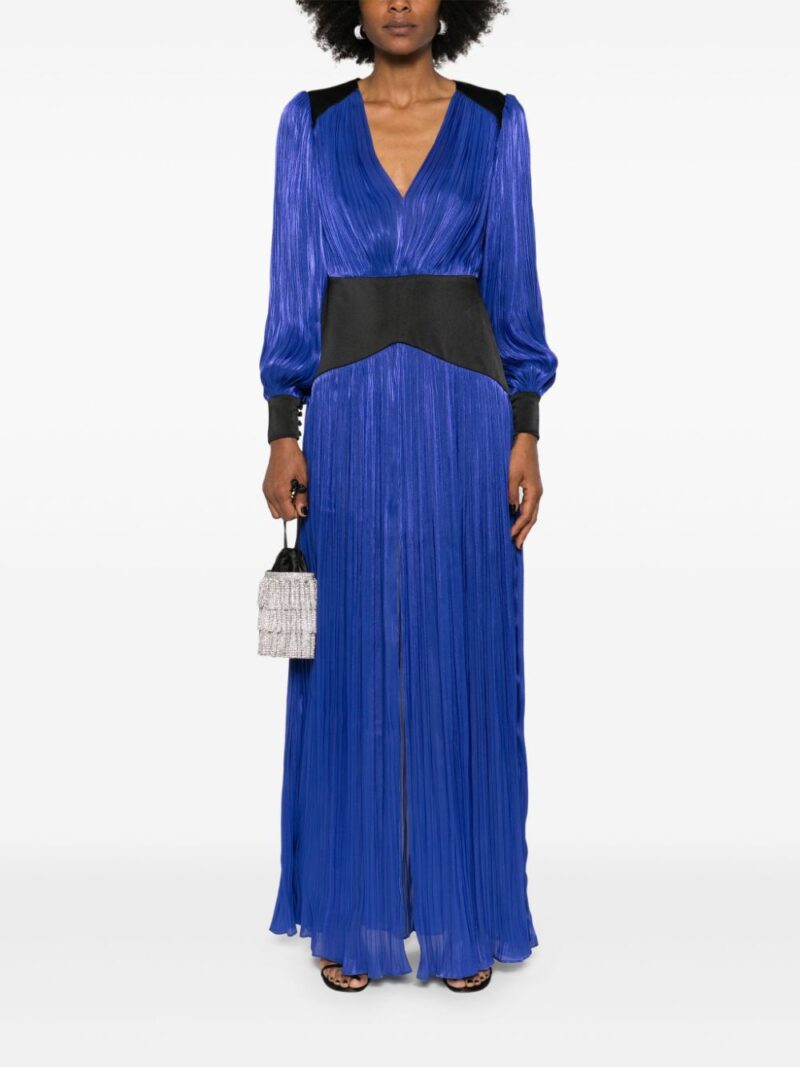 V:PM ATELIER Delilah plissé gown